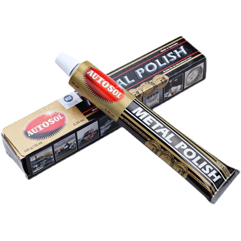 50g Ultimate ครีมขัดโลหะมีดเครื่องขัดกระจกสแตนเลสเซรามิคนาฬิกาวางขัด Rust Remover