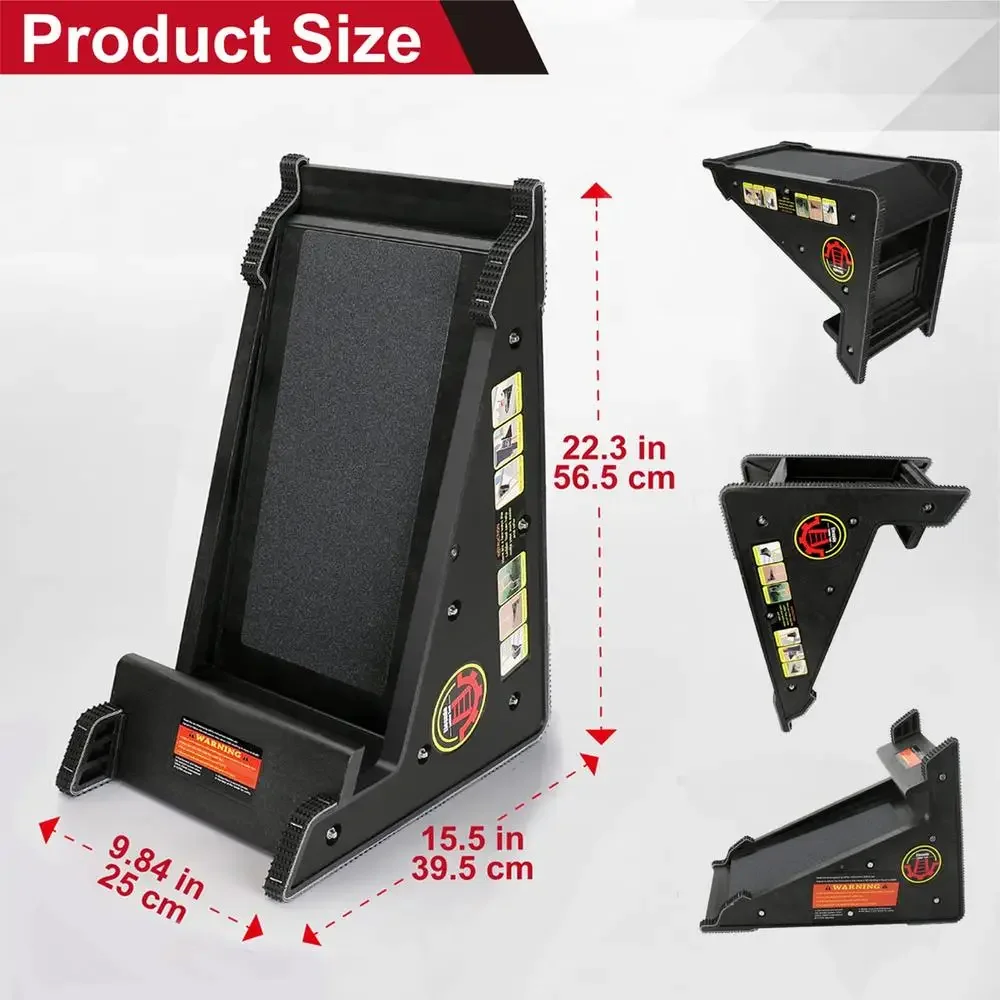 Ladder Leveler,Pitch Hopper Ladder Stabilizer Stair Ladder with Storage Ladder Leveling Tool,Ladder Jacks,Easy to Use,Stable