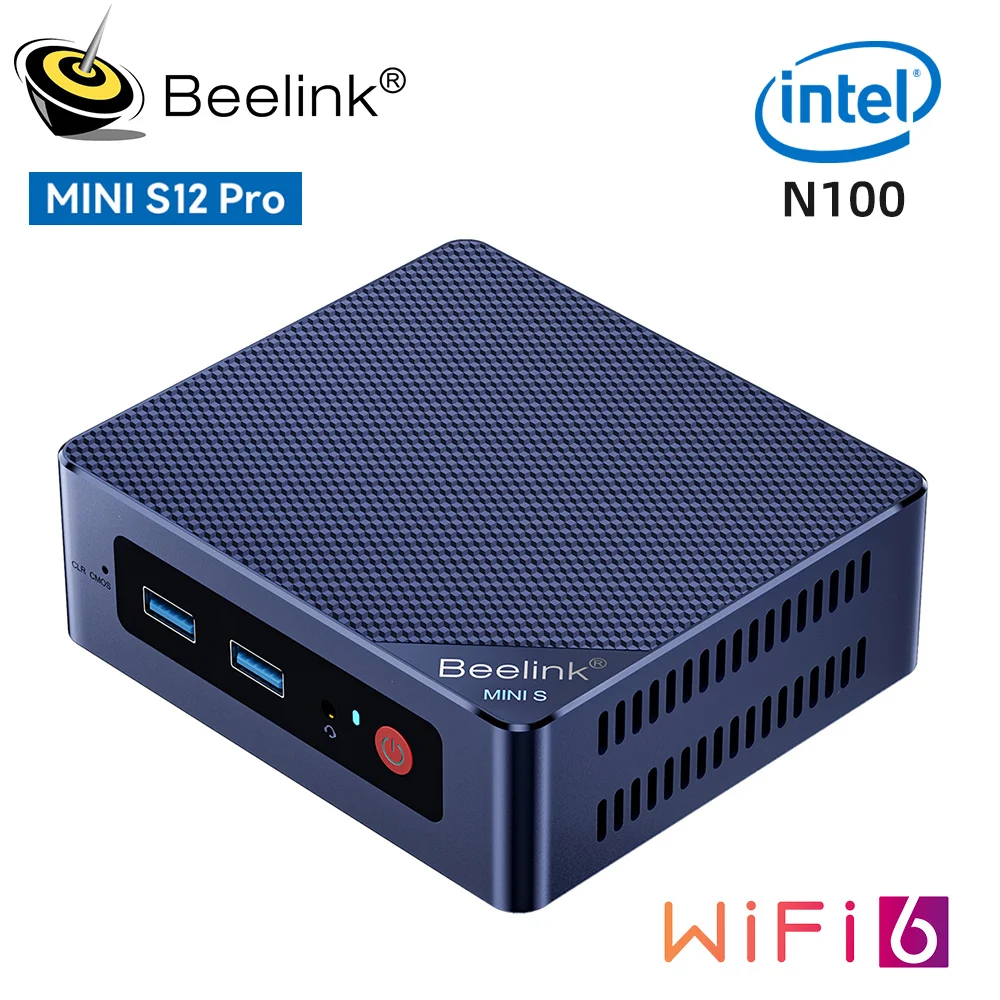 Wholesale Beelink Mini S13 Intel Twin Lake N150 S12 Pro N100 Mini PC 16G 500G N95 Mini S 11th N5095 DDR4 8G 128G Office Computer