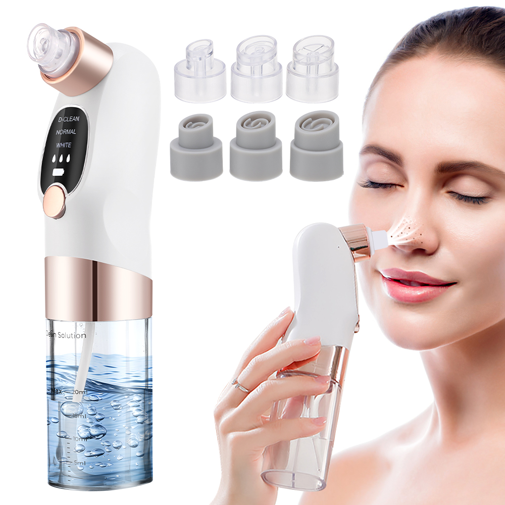 Removedor de espinillas de burbujas eléctrico, limpiador de poros con succión al vacío, Extractor de cabeza negra para acné y espinillas, herramientas de limpieza Facial