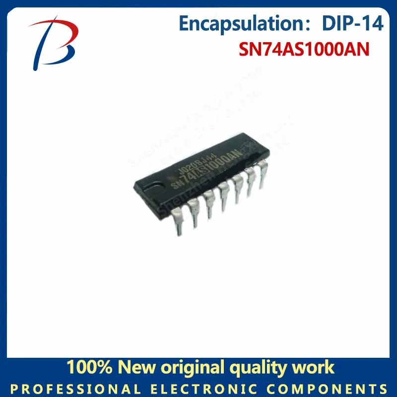 SN74AS1000AN DIP-14 IC Chip de Alimentação, 5pcs por lote