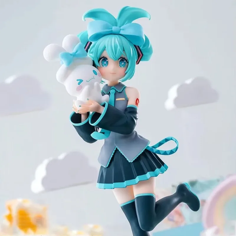 21cm sexy menina hatsune miku anime figura moda subclture miku figura de ação presente natal pvc coleção modelo boneca brinquedos