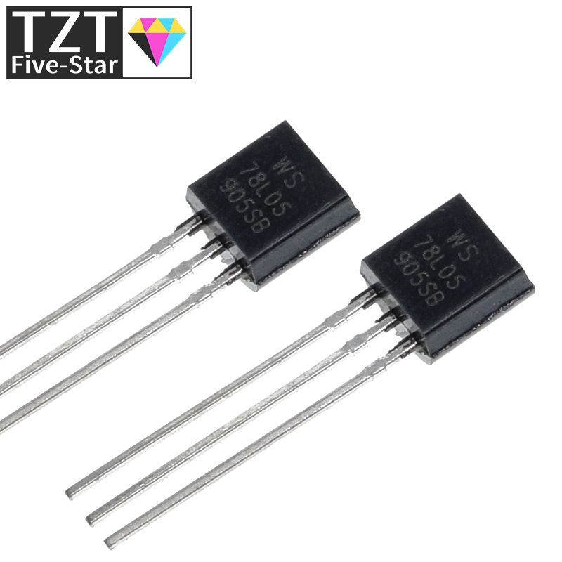 20/50/100 шт. 78L05 L78L05 Линейные регуляторы напряжения 5,0 В 0,1 А Положительные