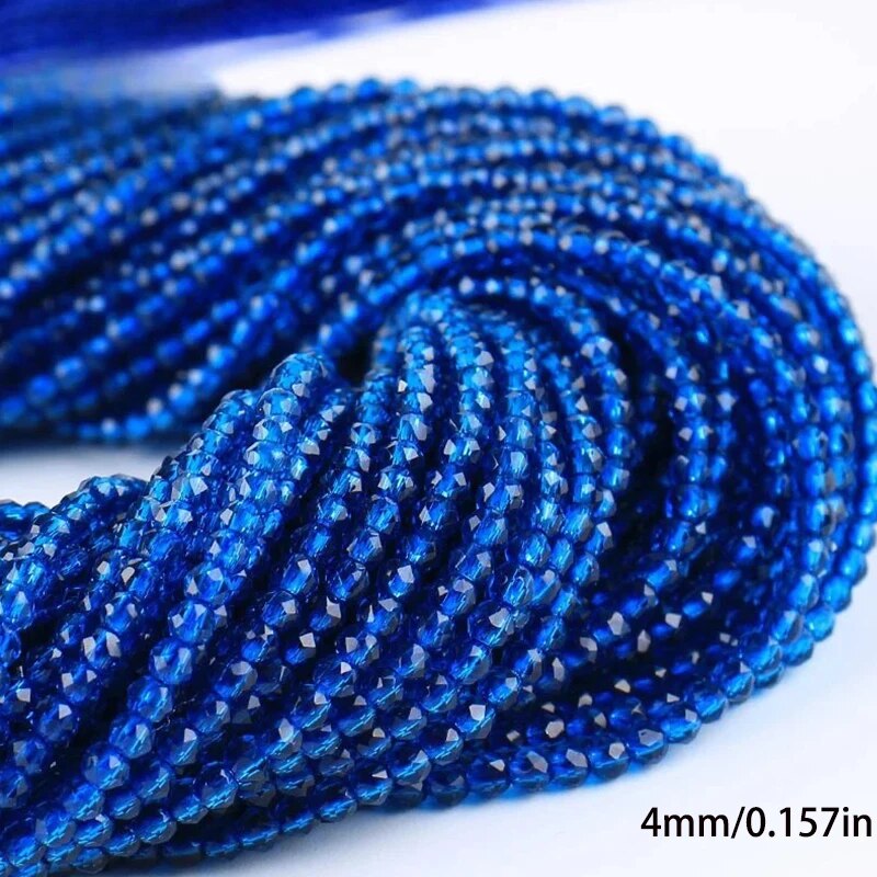 Eine 4 mm flache Perle, Radperle, lose Perlen, Kristallglasperlen, Armband, Halskette, Perlenmaterial, DIY-Schmuckzubehör