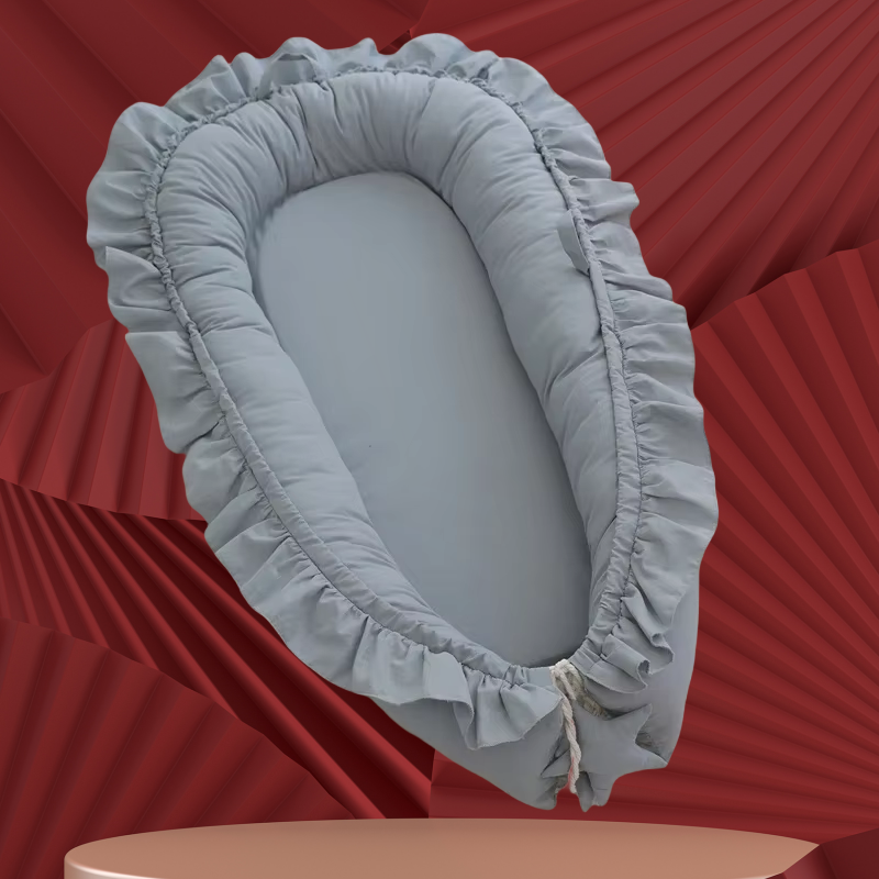 Ninho de dormir removível para cama de bebê, berço com travesseiro, cercadinho de viagem, berço infantil, colchão, cama de segurança na cama
