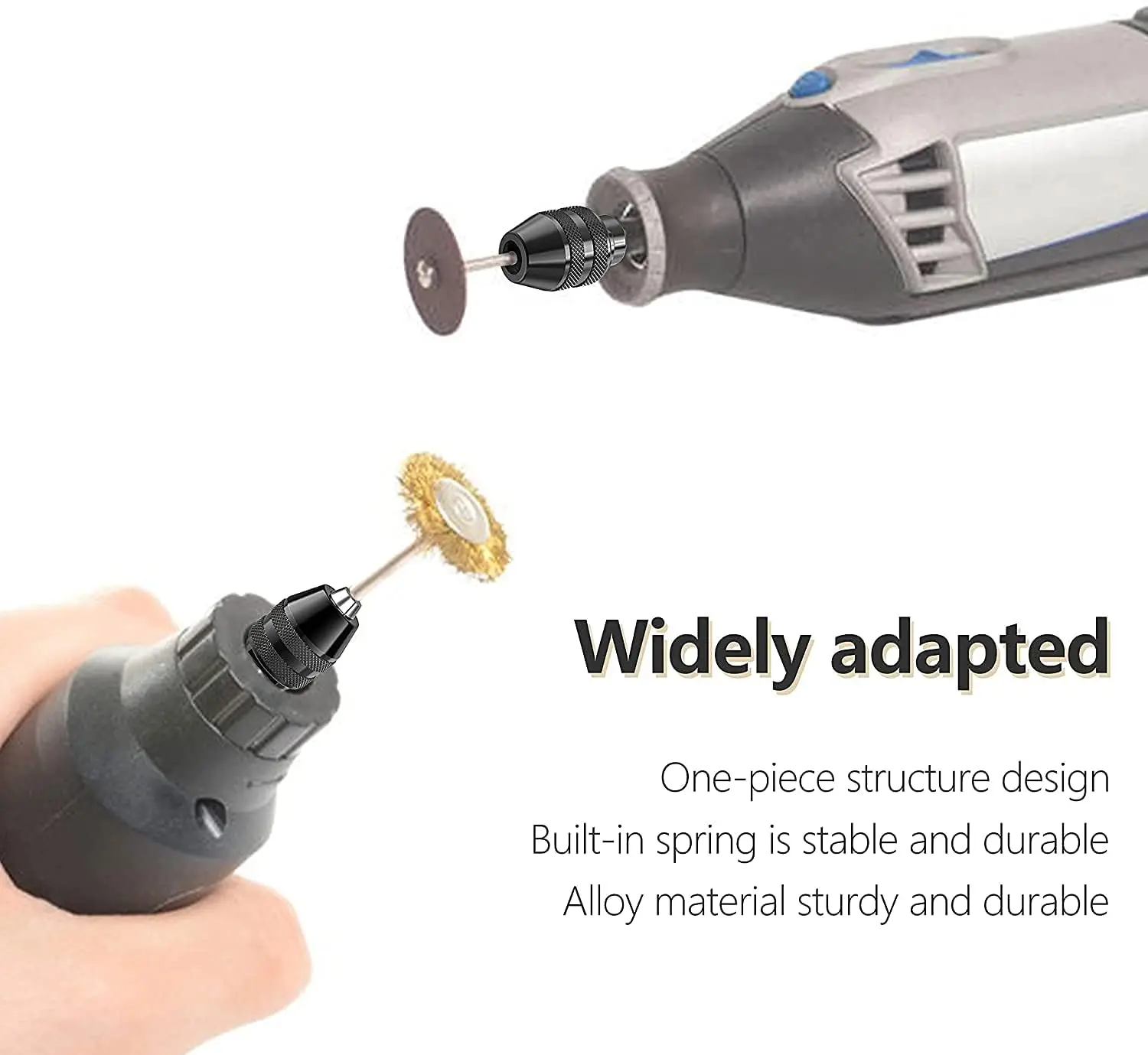 Keyless Rotary Tool Chuck Quick Change Keyless Chuck Replacement for  Dremel 4486 Rotary Tools 3000 4000 7700 8200