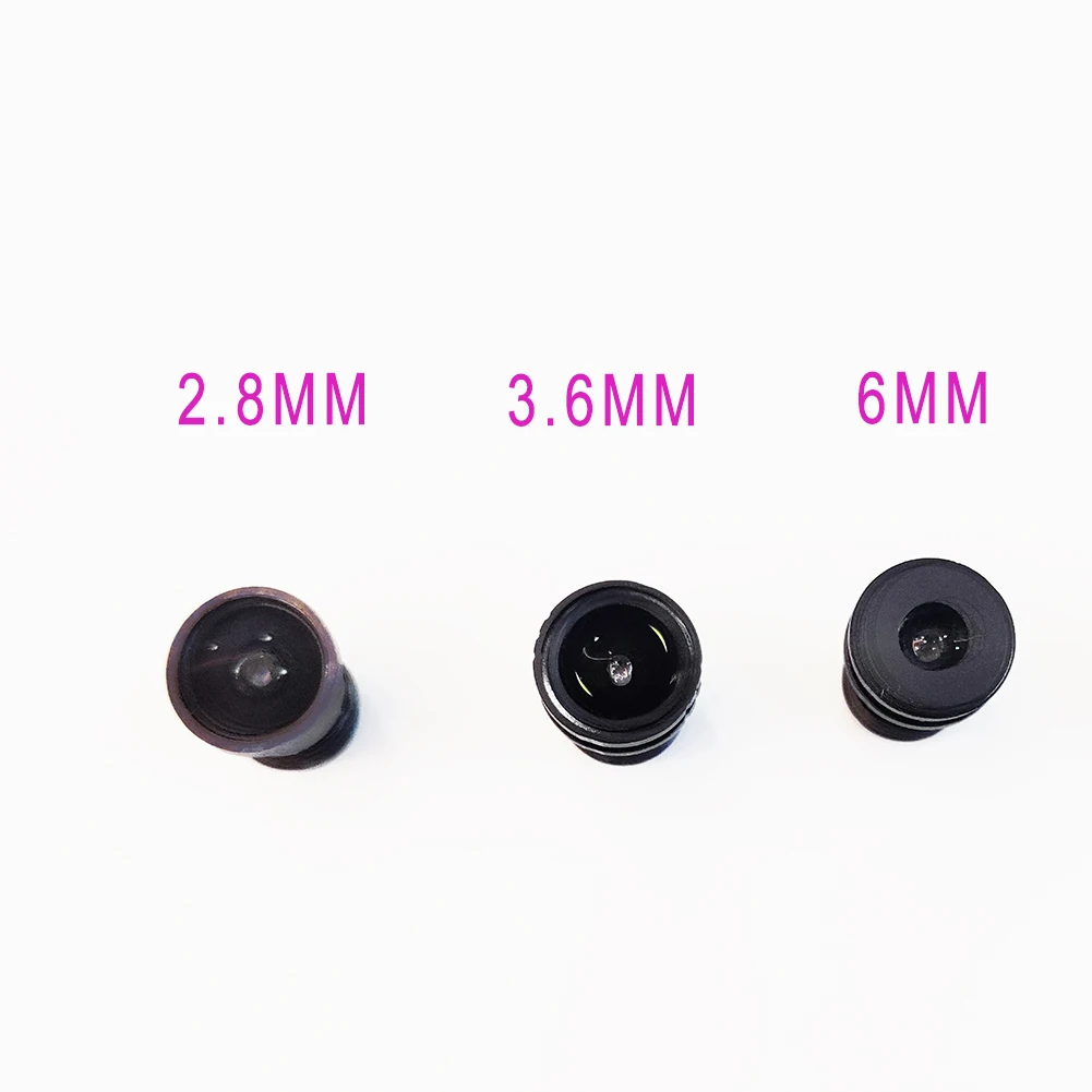 Marviosec 5MP 1/2,7-дюймовый интерфейс M12 2,8/3,6/6 мм Дополнительный фиксированный объектив для сетевой IP-камеры видеонаблюдения HD, отличное качество