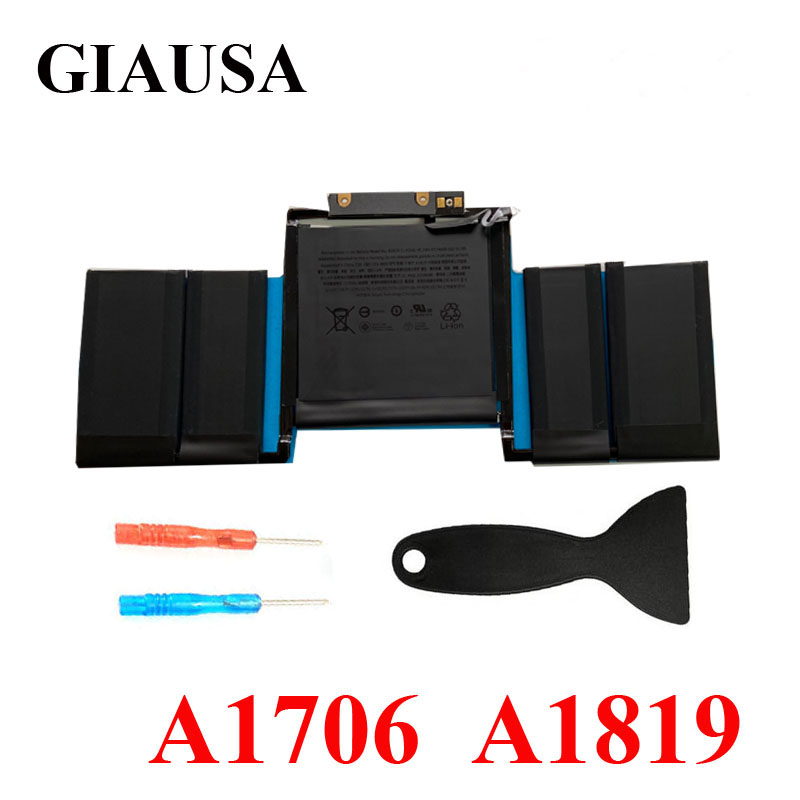 A1819 Akku für Apple MacBook Pro 13 Zoll Touch Bar A1706 Ende 2016 Mitte 2017 EMC 3071 3163 MLH12LL/A MPXV2LL/A