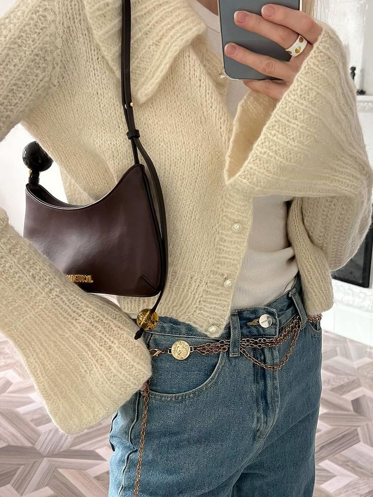 Tossy Stricken Pullover Strickjacke Outwear frauen Revers Langarm Patchwork Hohe Taille Cropped Top Streetwear Weibliche Strickwaren Mantel