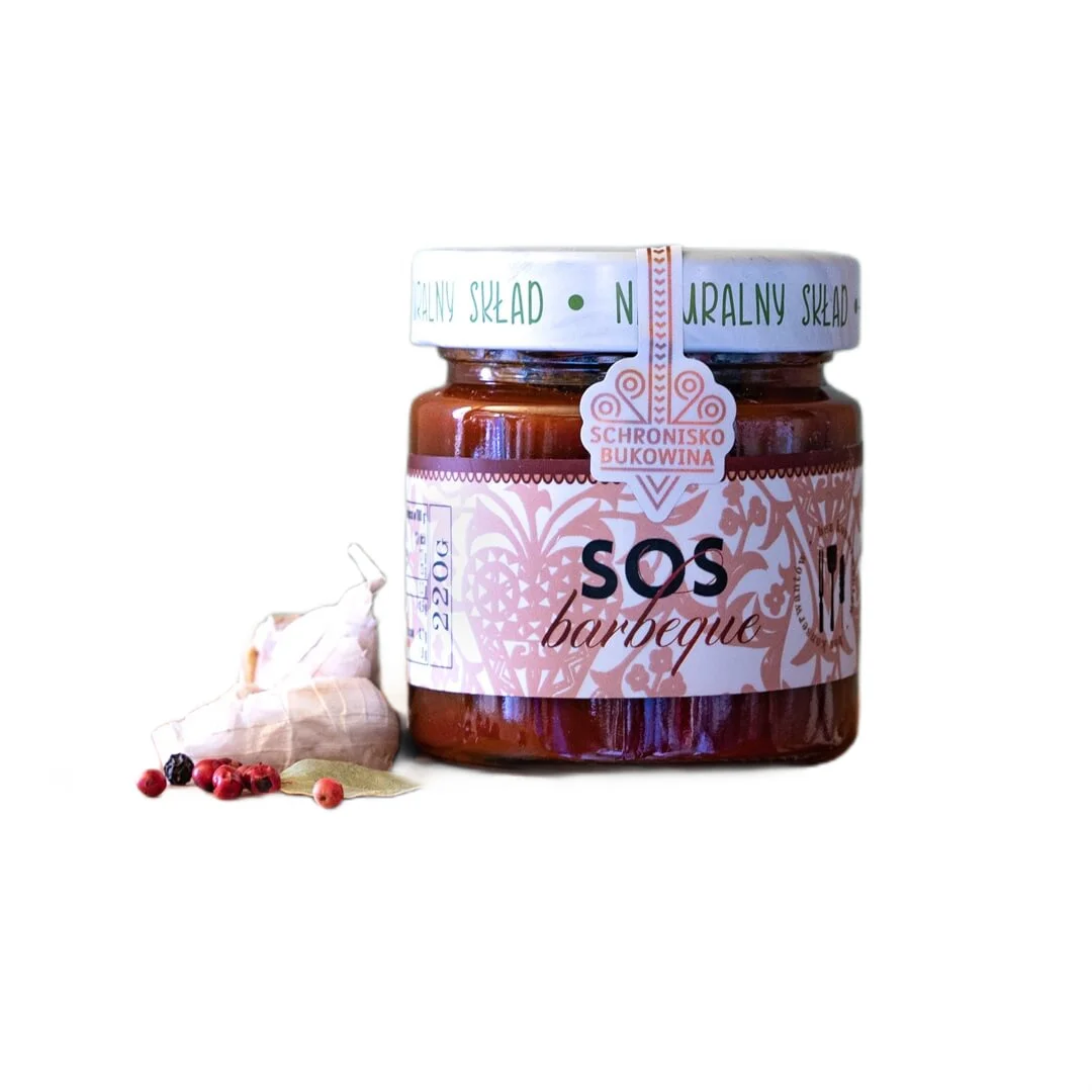 Sauce BBQ 220g-Hostel Bukovina