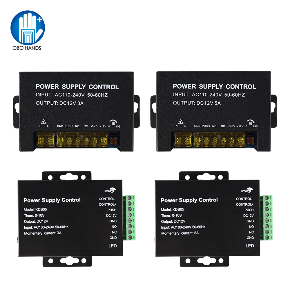 DC 12V Zugangskontrolle Netzteil Schalter 5A 3A Ausgang AC110V-240V Eingang Stromquelle Lieferant Adapter für Video-Gegensprechanlage