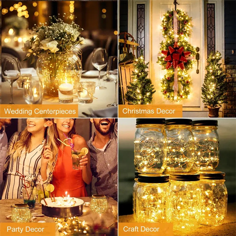 LED String Light 1/2/3/5/10M Waterproof String Lights Holiday Decoration  Fairy Lights Outdoor Garden Christmas String Lights