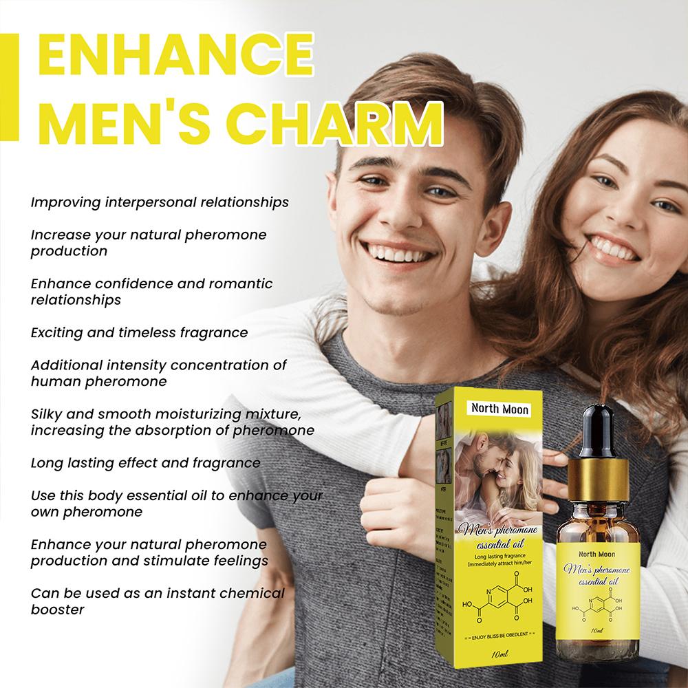 Huile essentielle infusée de phéromone pour hommes et femmes, parfum unisexe, odeur fournie, 4 pièces par ensemble