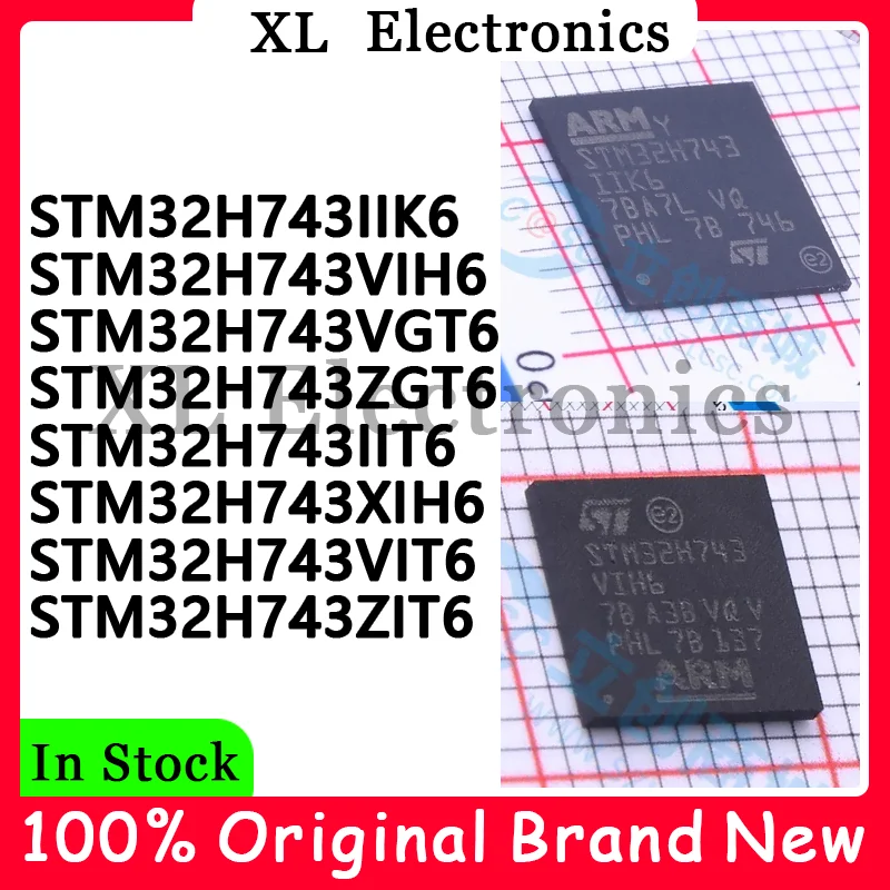 STM32H743IIK6 STM32H743IIT6 STM32H743VGT6 STM32H743VIH6 STM32H743VIT6 STM32H743XIH6 STM32H743ZGT6 STM32H743ZIT6 New Original