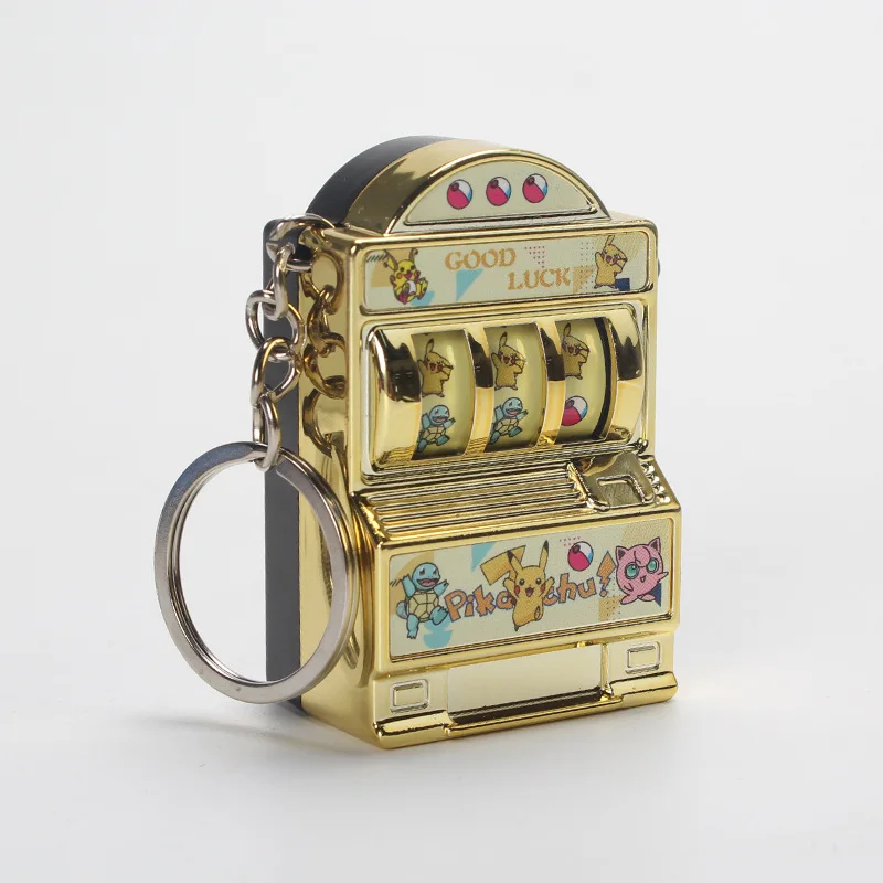 Lucky Charms Jackpot Schlüsselanhänger Kreative Mini Obstmaschine Schlüsselanhänger Mini Casino Taschenanhänger Lucky Slot Machine Modell Kinderspielzeug