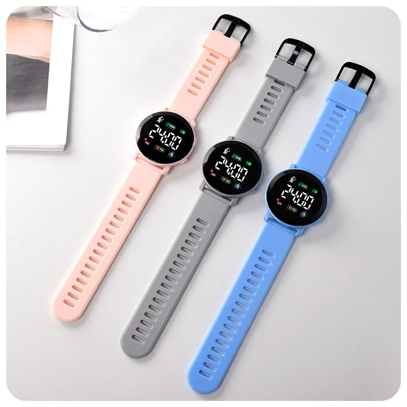 Reloj Digital para niños y niñas, reloj electrónico, reloj de pulsera LED, relojes simples deportivos impermeables a la moda para estudiantes y niños