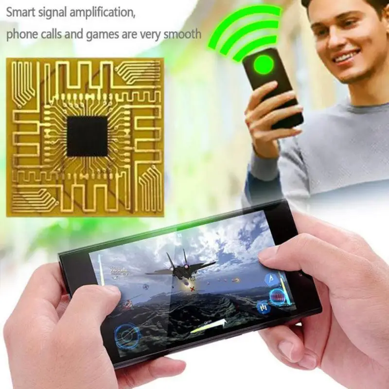 1 〜 5 個透明信号ブースターステッカー携帯電話アンテナステッカー Iphone サムスン 5 グラム 4 グラムユニバーサル信号アンプ