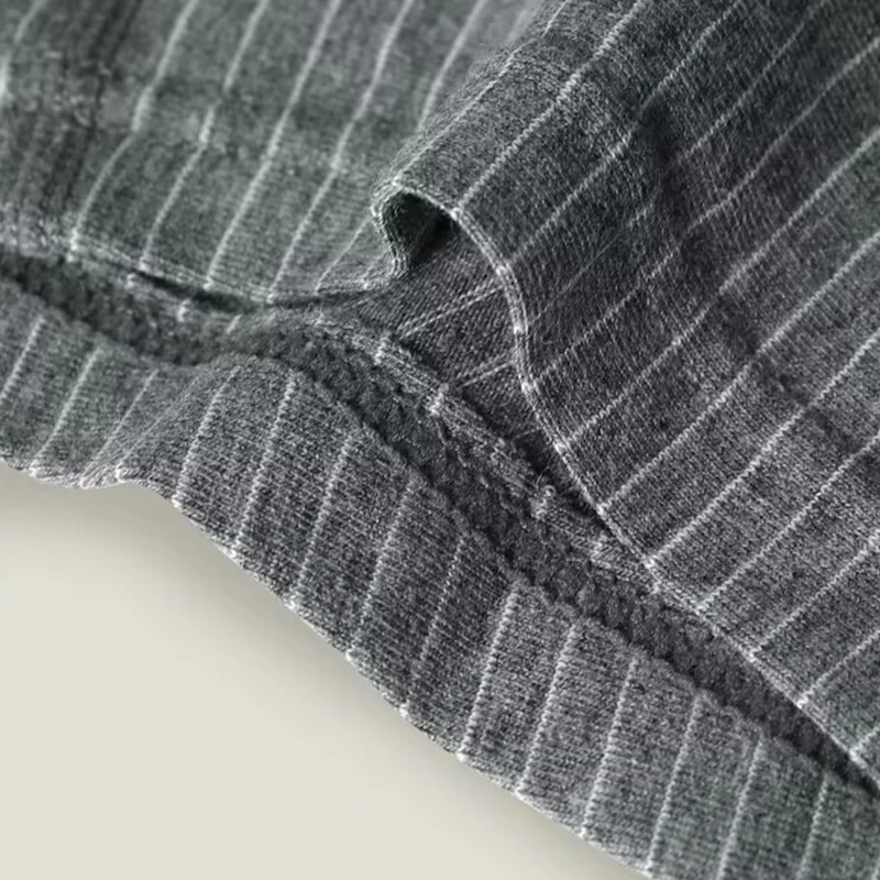 MiiOW 4Pcs Baumwolle männer Boxer Unterwäsche Graphene Antibakterielle Mann Badehose Atmungs Gestreiften Männer Unterhose Boxer Männlichen Höschen