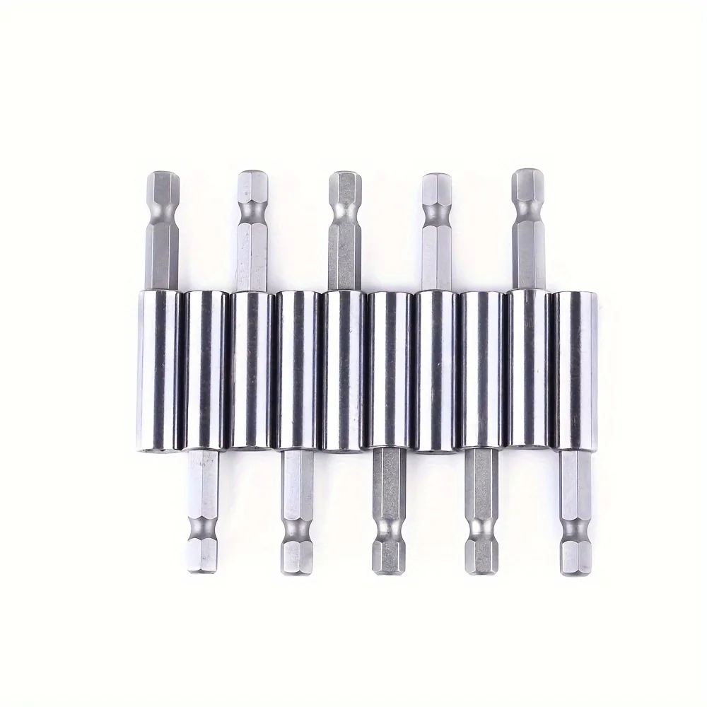 10pcs Magnetic Extension Socket Drill Bit Holder 1/4" Hex Power Tools