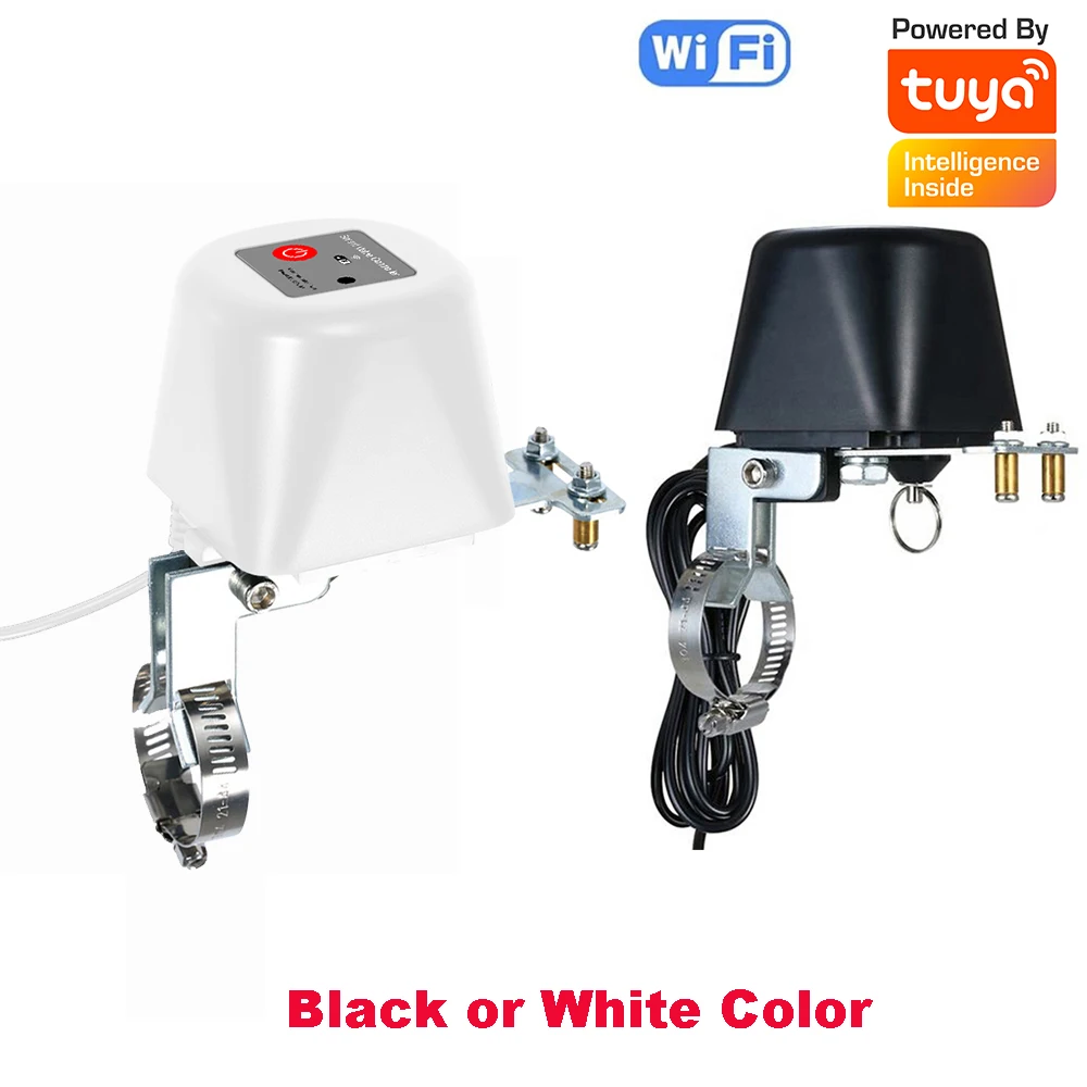 Tuya wifi válvula de água desligamento gás válvula esfera temporizador jardim inteligente torneira controlador suporte alexa google assistente smartlife