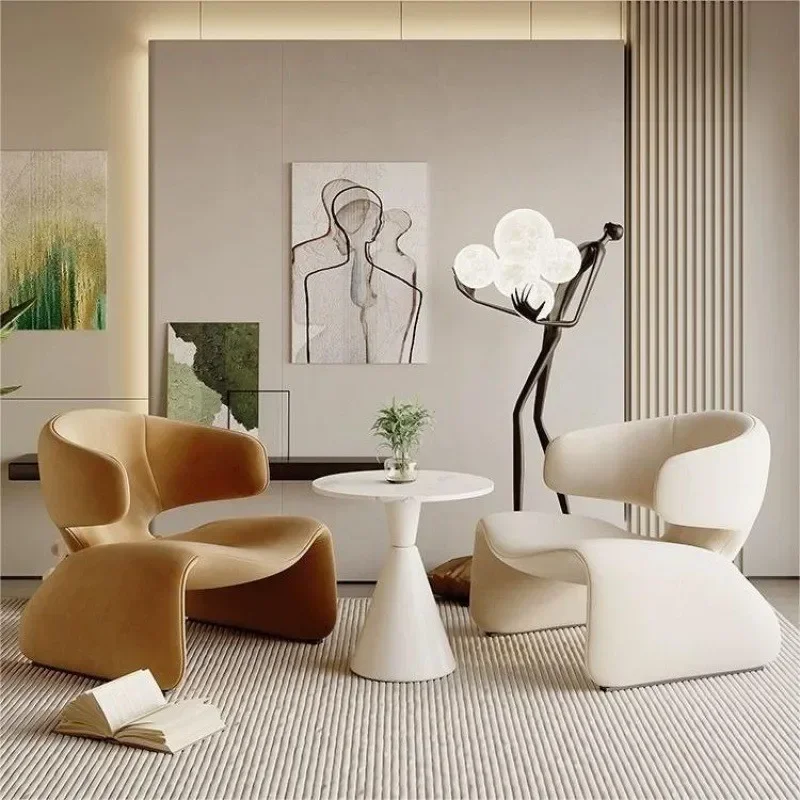 Designer Creative Single Sofa Chair for Negotiation Table and Chairs Leisure Sofa Rest Area Hotel