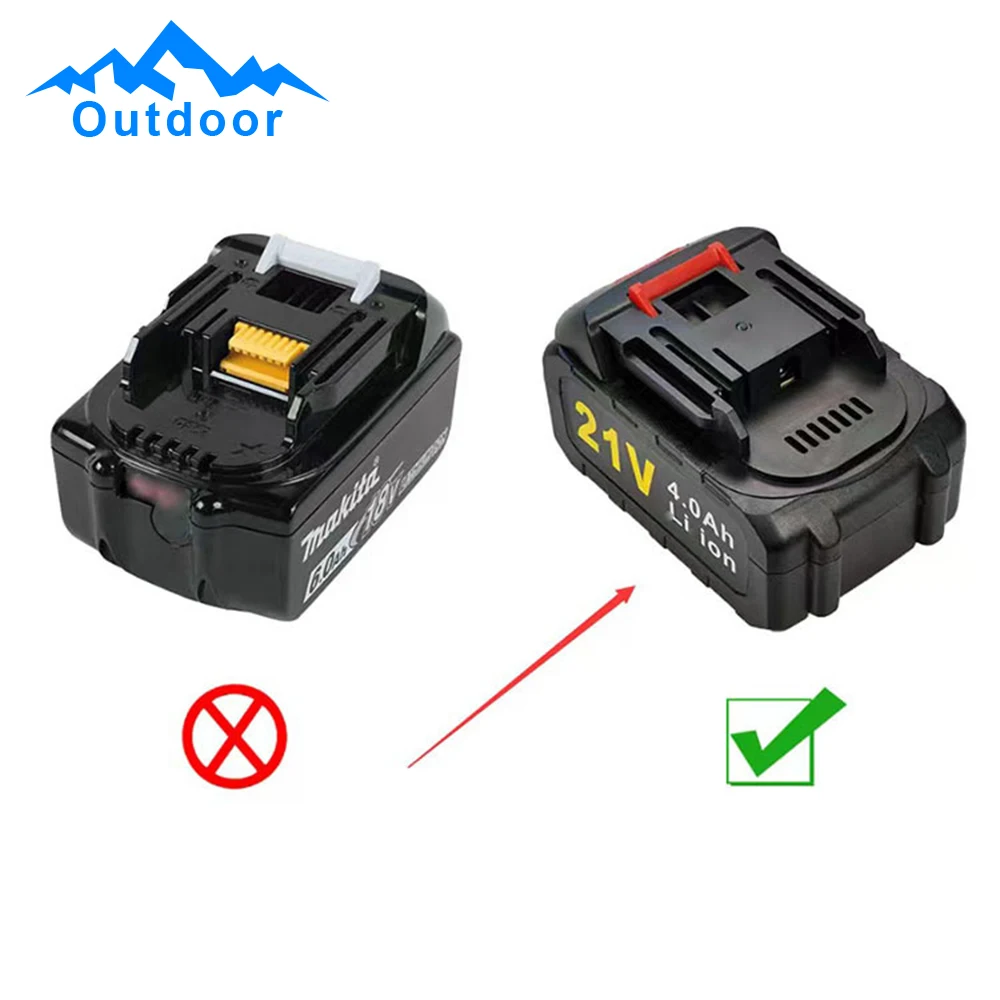 18V 21V Lithium Battery Charger Quick Charge 18V 21V Power Tool Portable Fast Charger US/UK/EU Plug for Makita BL1415 BL1815