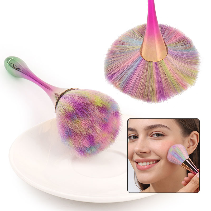 Cosmetic Brush Loose Powder Brush Oversized Highlighting Brush Blush Brush Soft Hair Makeup Fixing Powder Puff Beauty Tools
