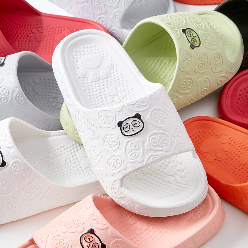 Zapatillas antideslizantes para mujer, ropa exterior, novedad de 2024, sandalias de baño para interior del hogar, Eva de verano para mujer
