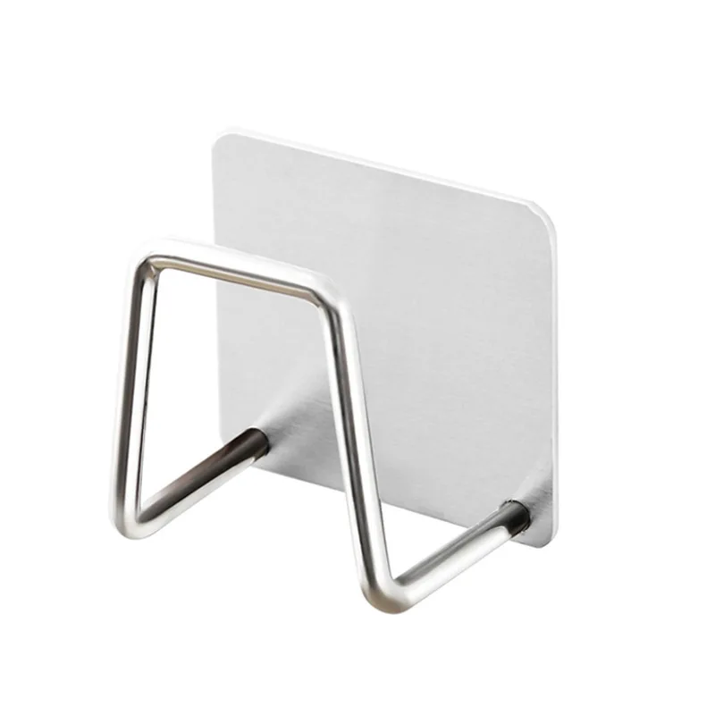 1/2/4 pcs Kitchen holder Self Adhesive Sink Drain Drying Rack Wall Hooks Wire Ball Organizer bathroom Storage