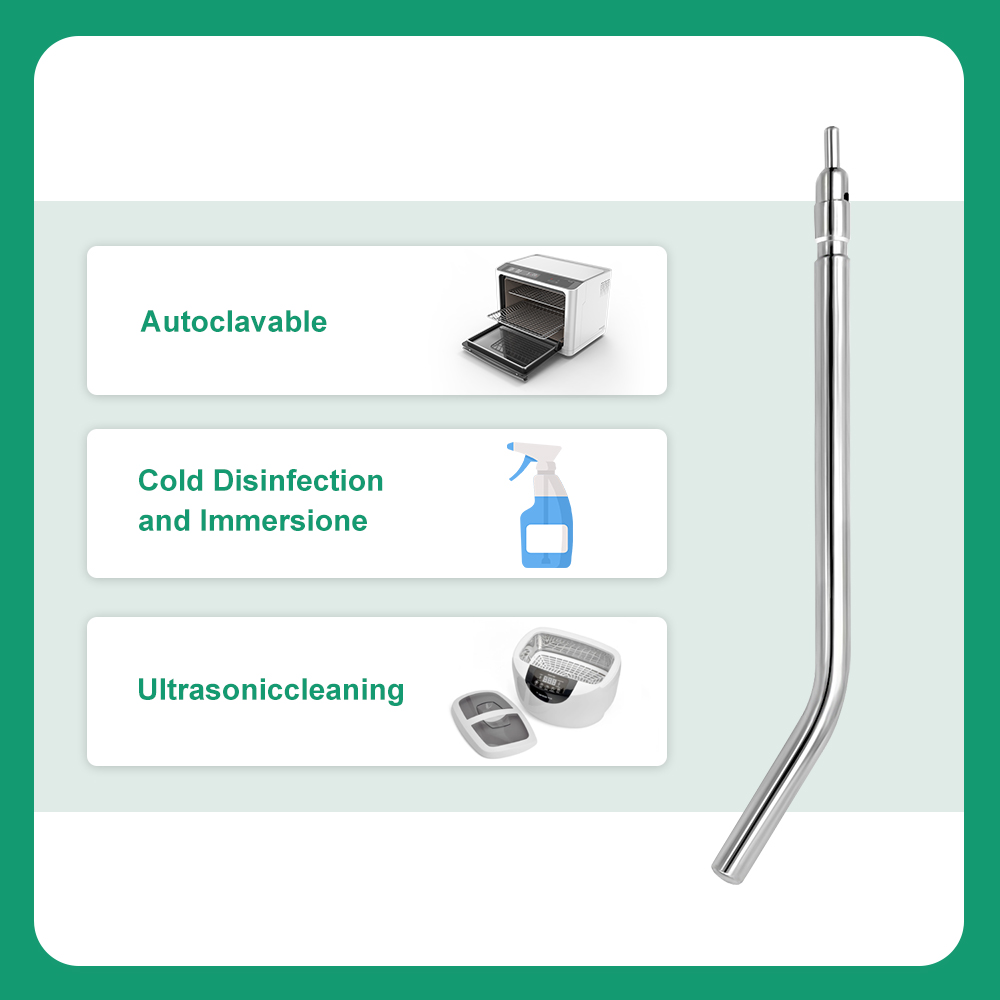Seringa tripla de ar dental de aço inoxidável, 3 vias, spray de água e ar dental, pontas de bicos para clareamento dos dentes, com 10 peças