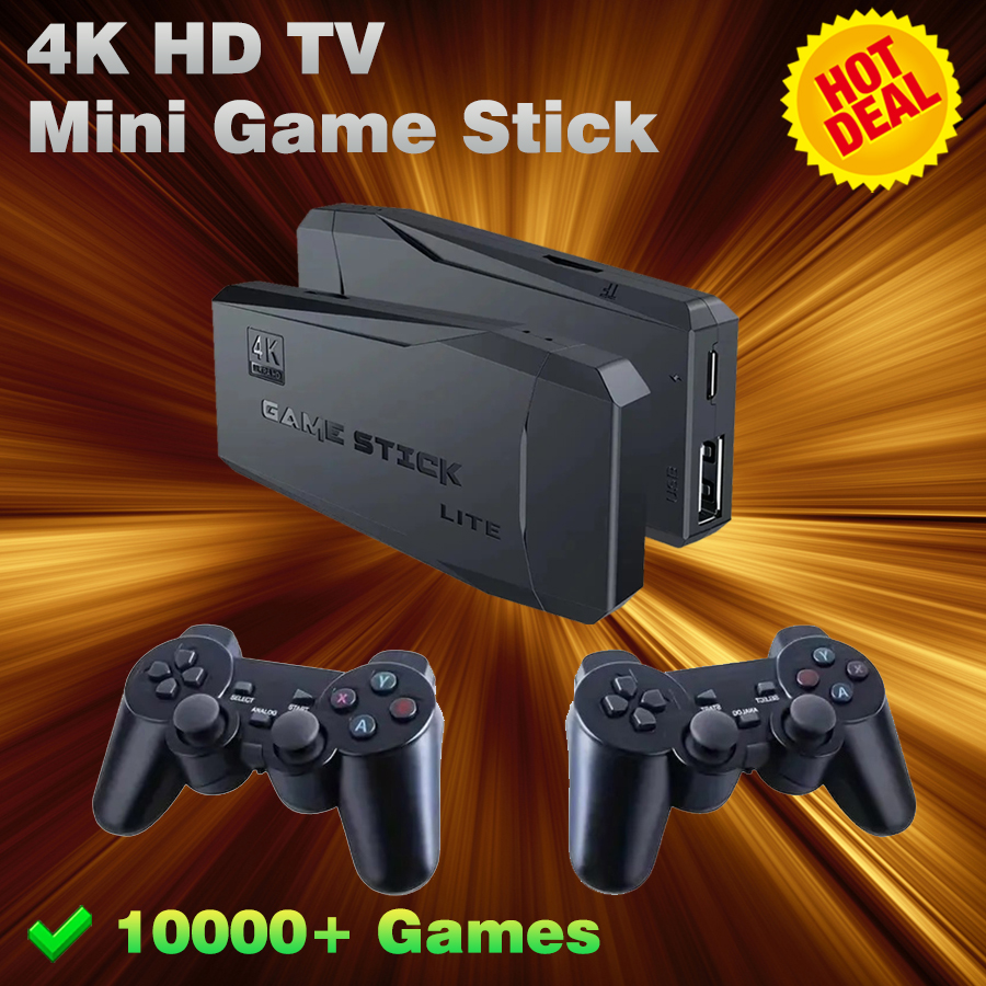 4K HD Video Mini Memory Stick Plug and Play Nostalgia Simulator Classic Retro Game Console For Gifts