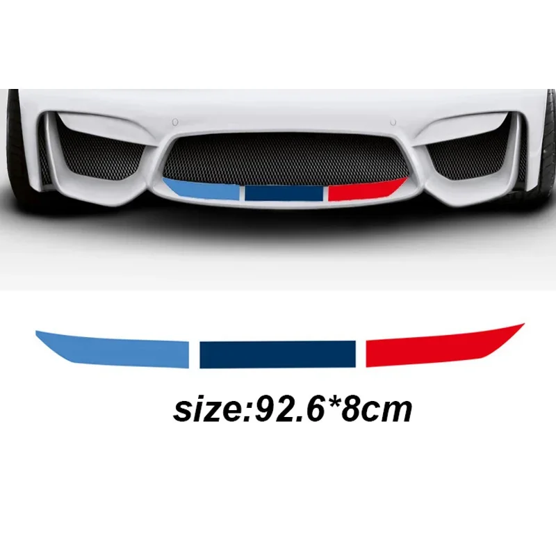 1 Juego de pegatinas delanteras y traseras para coche BMW M3 M5 E36 E39 E46 E60 E61 E64 E70 E71 E80 E85 E87 E90 E83 para accesorios Bmw