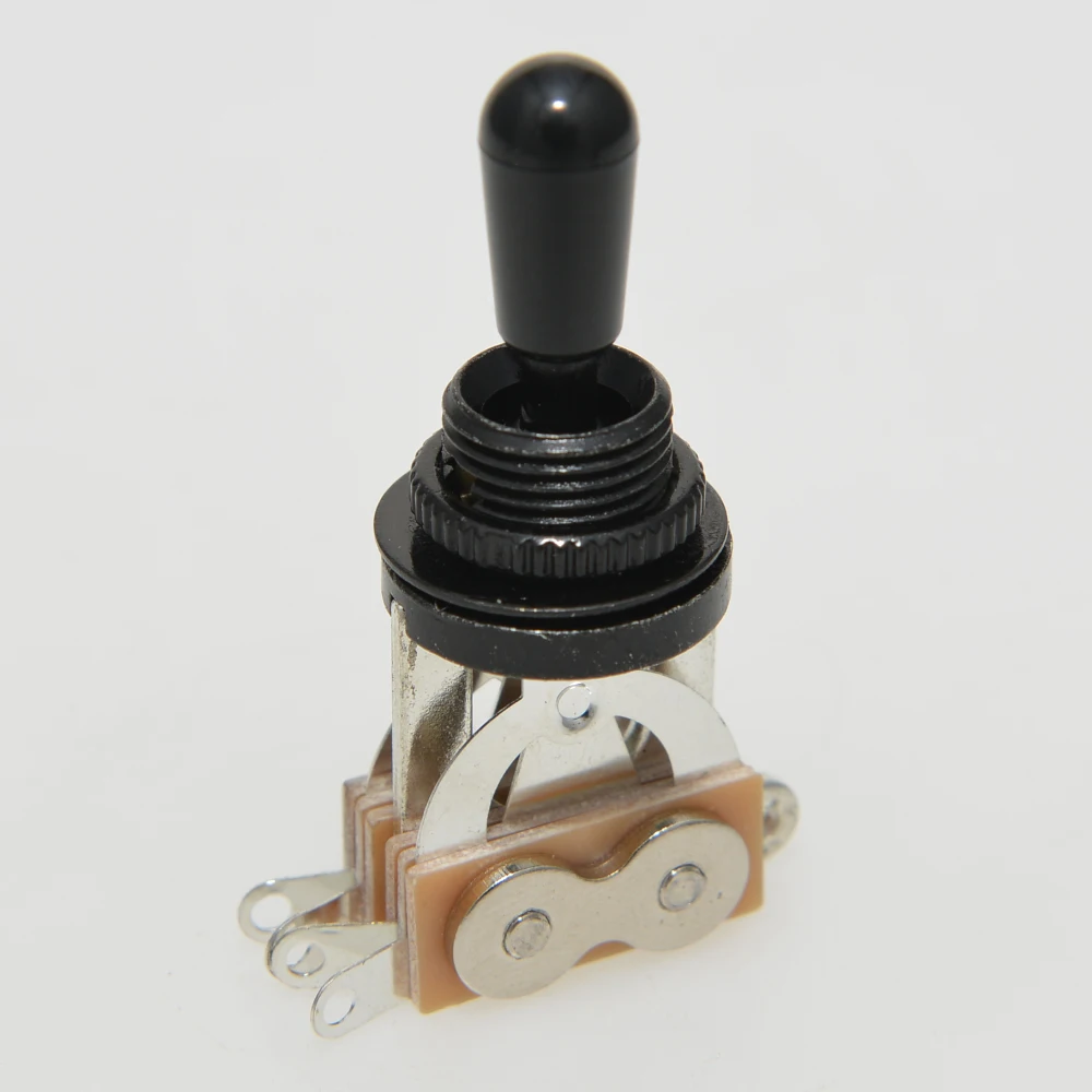 1pcs 3 Way Toggle Switch for LP Guitar 3 Way Guitar Switch with Tip Cap Electric Guitar Pickup Selector Switch