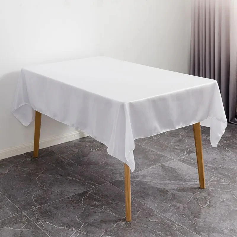 Mantel impermeable de uso versátil, decoración de cumpleaños, boda, fiesta, moda, Color sólido, mantel de Mesa para el hogar