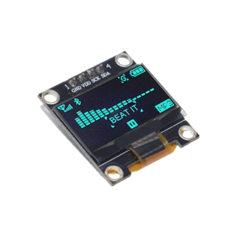 SAMIROB 0,96 pulgadas OLED SSD1306 blanco/azul/amarillo 128X64 IIC I2C módulo de pantalla serie 12864 placa de pantalla LCD para Arduino