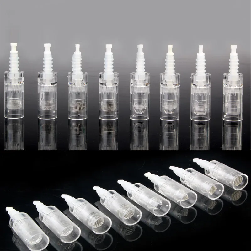 10/50/100Pcs Derma Pen Needle Cartridge Microneedling Machine Bayonet DrPen A6 A1 M5 M7 N2 E30 Replace Stamp 9 12 36 42 Pin Nano