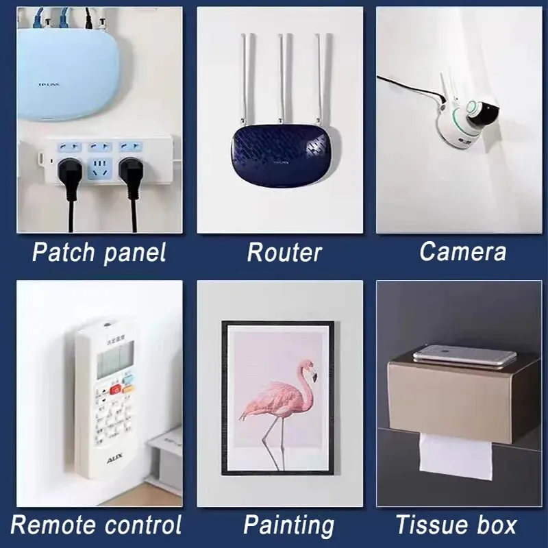 1-50 คู่ Double-Sided Self Adhesive Wall Hooks Strong Sticky โปร่งใส Traceless ห้องครัวห้องนอน Wall Hook ผู้ถือเก็บ