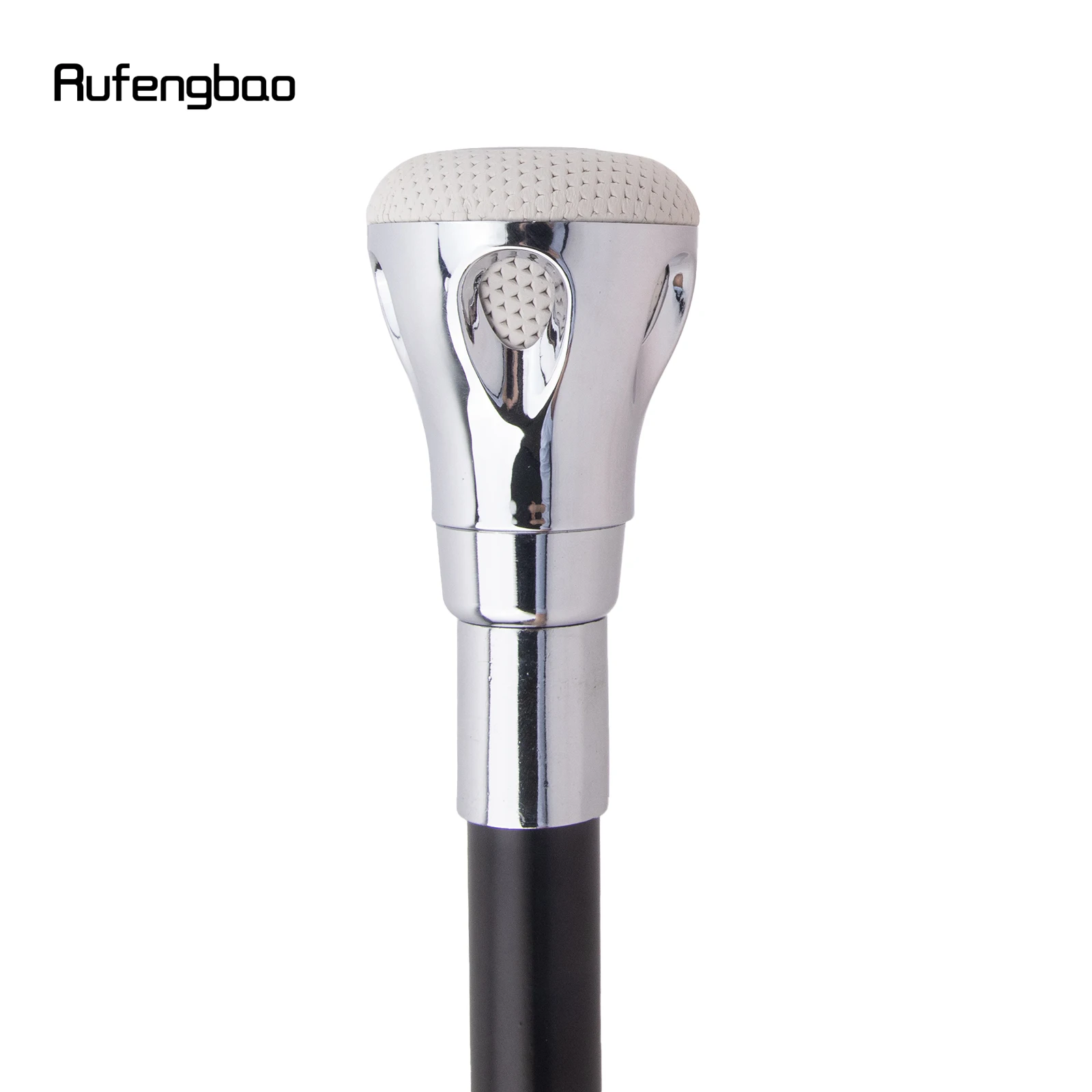 Branco preto número prata bengala moda decorativa bengala cavalheiro elegante cosplay cana crosier 92cm