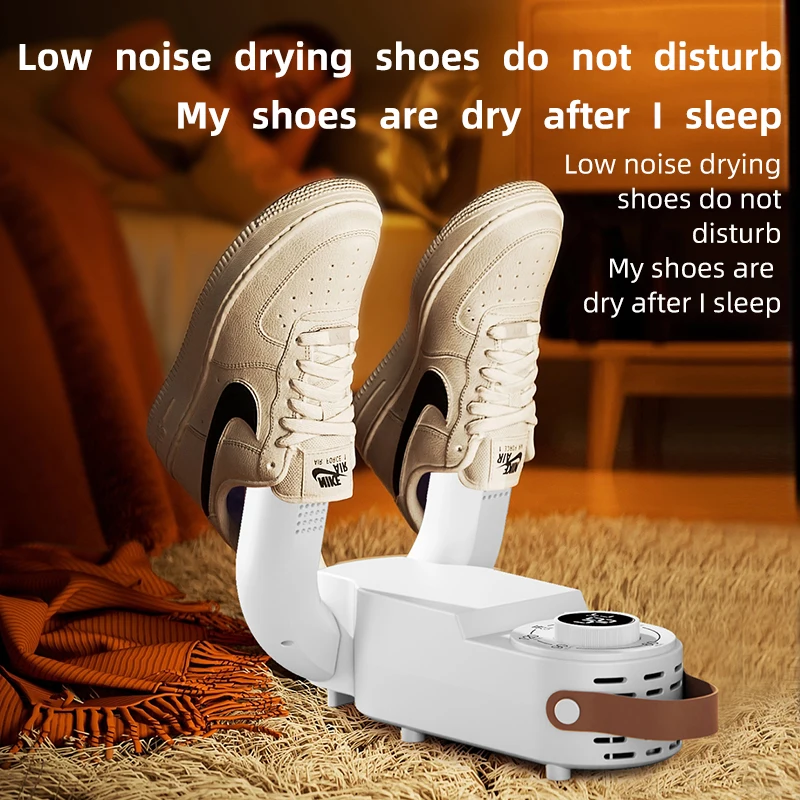 Sèche-chaussures minuterie intelligente sèche-linge réglable séchage rapide désodorisant stérilisation sèche-chaussures ménage chauffe-chaussures chauffage