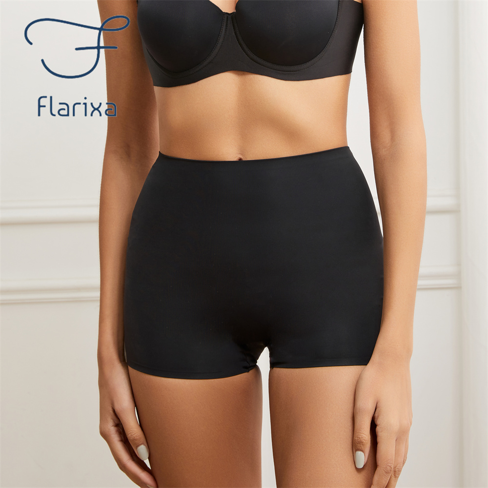 Flarixa Naadloze Vrouwen Boxer Slips Boyshorts Voor Vrouwen Anti Chafing Shorts Vrouwen Hoge Taille Boy Shorts Slip Ondergoed