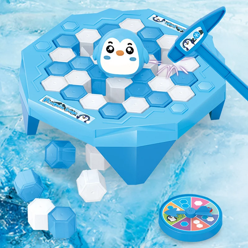 3-stijl ijsbrekerspel Save Penguin On Ice Block Family Funny Game Penguin Trap Activeer spel Kinderdagcadeaus