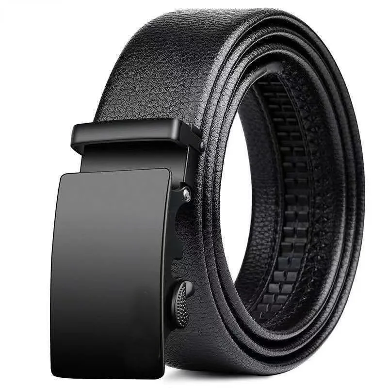 Mode zakelijke herenriem Echte luxe merkriem Metalen gespriem Hoogwaardig PU-leer Zachte riem met cargobroek Jeans