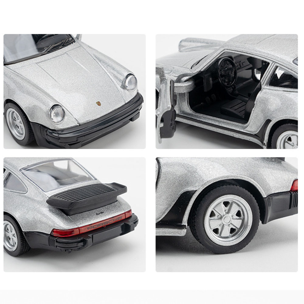 1/36 porsche 911 1978 liga modelo de carro brinquedo simulação metal diecast com puxar para trás decoração mini carro crianças presentes coleção