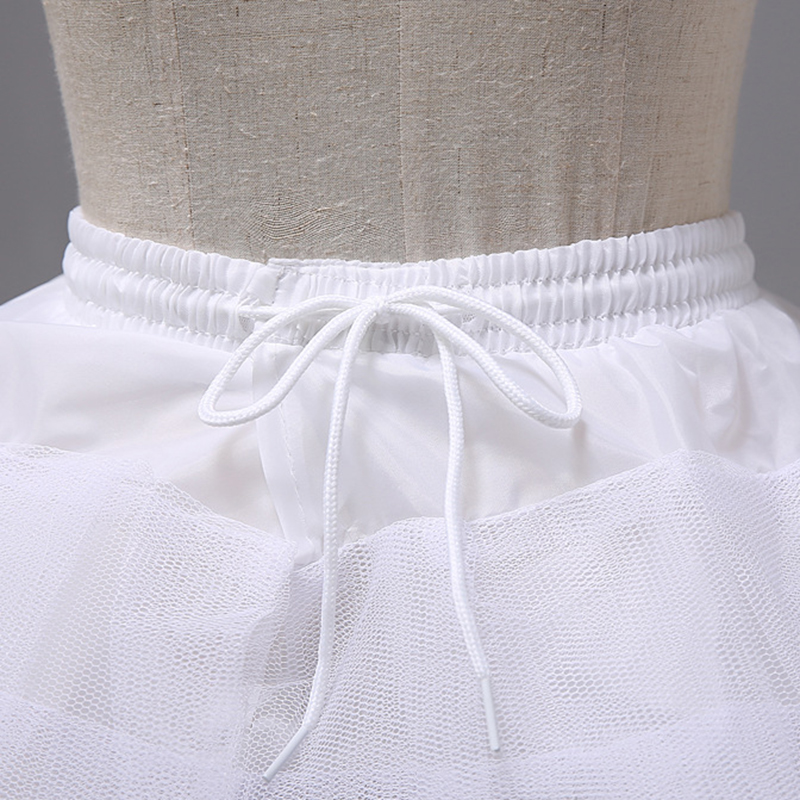 3 레이어 로리타 짧은 흰색 키즈 여자 페티코트 언더 셔츠 볼 가운 웨딩 드레스 Mariage 속옷 Crinoline
