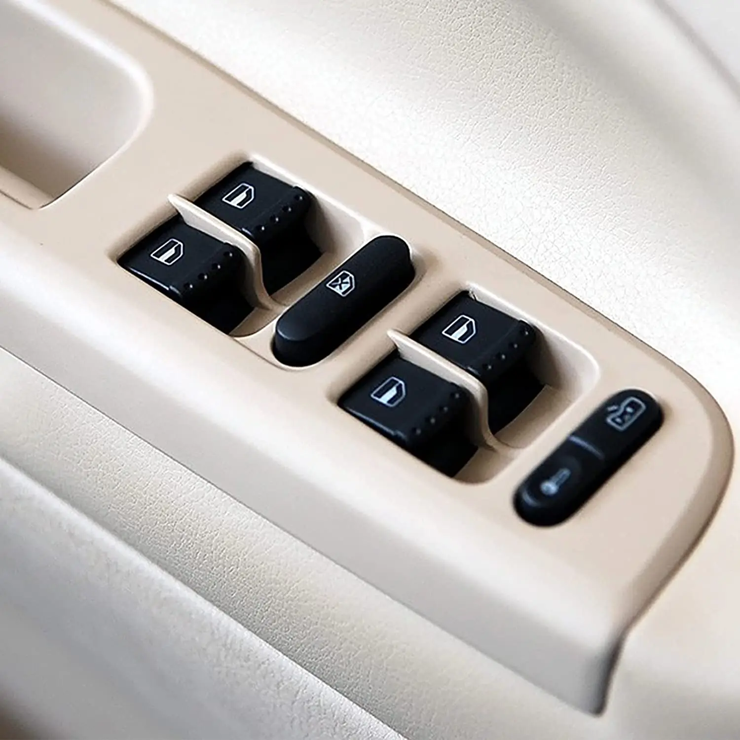 Botón elevador de interruptor de ventana para Jetta Golf Bora Passat B5 Seat Leon Toledo 1999 2000 2001 2002 2003 2004 2005 2006 1J4 959 857D