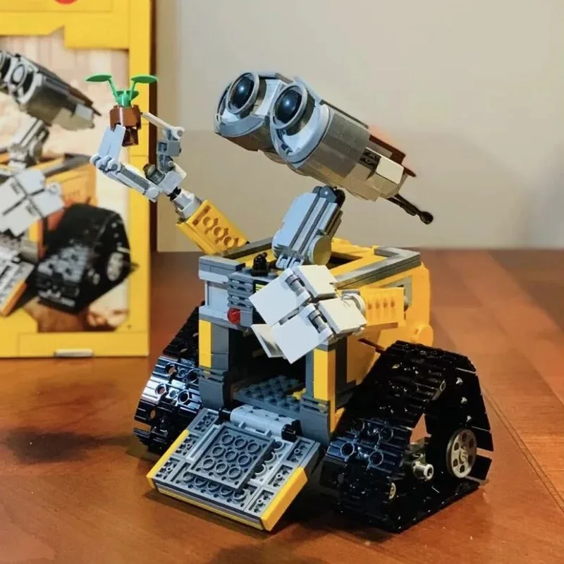 21303 Roboter Wall-E Mobilisierung ist mit Puzzle-Kinderspielzeug kompatibel, 687 Teile, Montage, Heimdekoration, Modell, Spielzeug, Geschenke