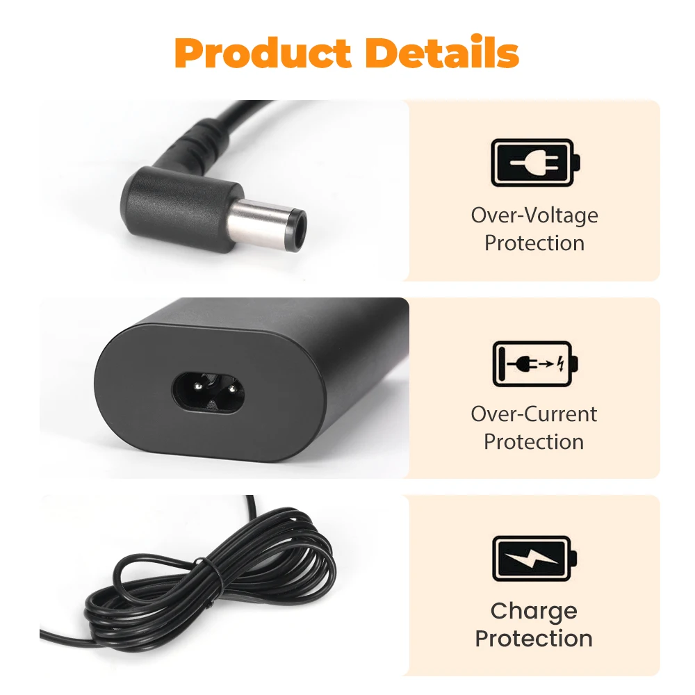 Power Supply Compatible with Dyson Solarcycle Morph Desk Light CD03 CD04 CD05 CD06 Desk Lamp Cable CF04 CF06 Floor Light  Cord