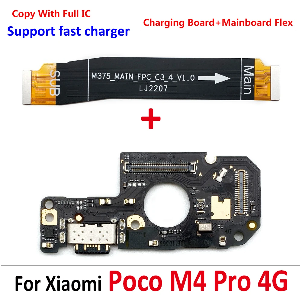 USB Cổng Sạc Micro Dock Chính Mainboard Tải Kết Nối Ban Cáp Mềm Chi Tiết Sửa Chữa Cho Xiaomi Poco F2 Pro F1 f3 X3