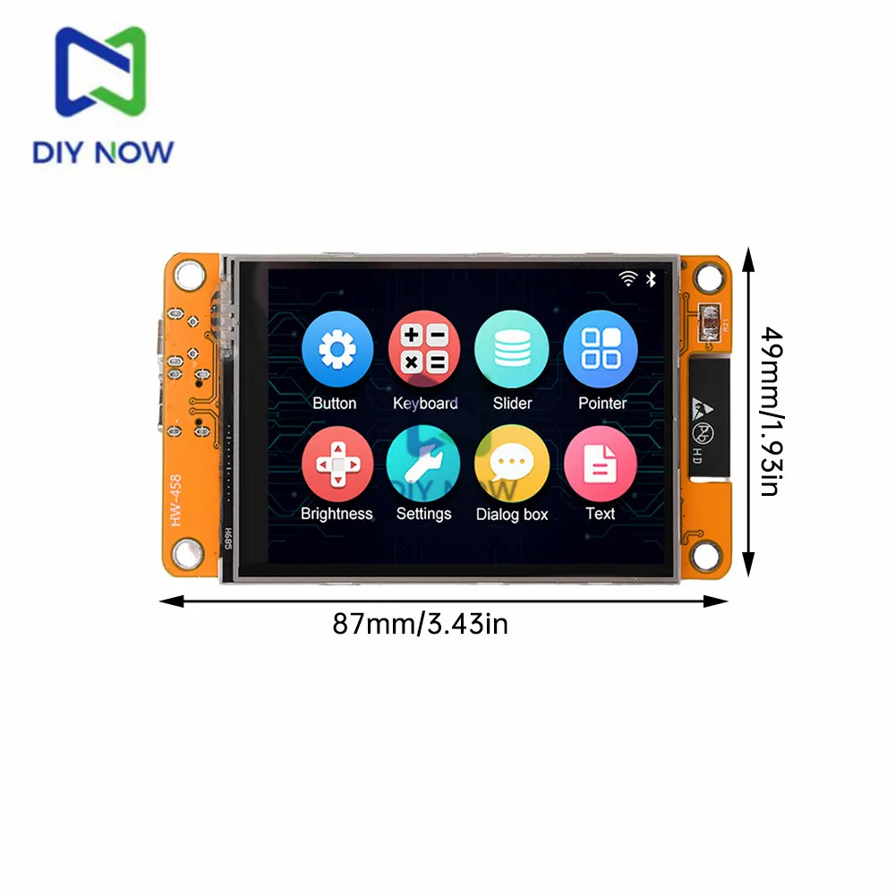 Placa de desarrollo ESP32 WiFi Bluetooth 2,8 pulgadas 240*320 módulo TFT LCD inteligente con pantalla táctil para Arduino