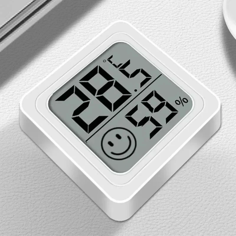 Mini LCD Digitale Thermometer Hygrometer Binnenkamer Langdurige Batterij Temperatuur-vochtigheidsmeter Sensormeter Weerstation